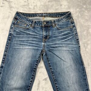 Victoria's Secret London Jean Women 4 Blue VS Pencil Slim Stretch Denim Medium